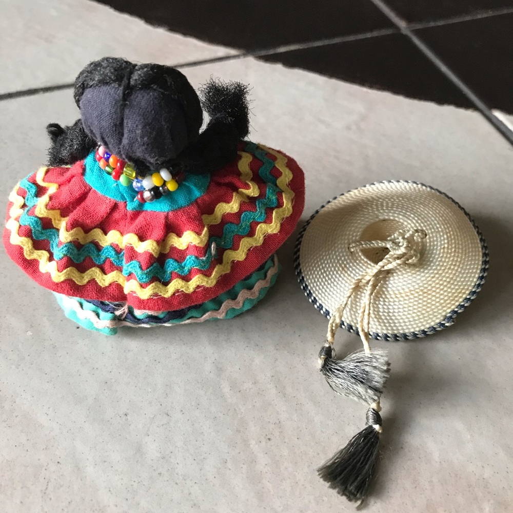 Vintage Seminole Indian palmetto husk doll - Picture 3 of 5